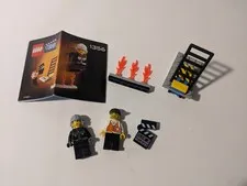 Complete 2001 Lego Studios Stuntman Catapult Set #1356 with Instructions