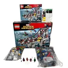 LEGO Marvel Spider-Man Web Warriors Ultimate Bridge Battle 76057 Incomplete READ