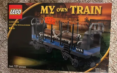 LEGO Trains: Open Freight Wagon (10013) Rare Retired My Own Train, New sealed #2