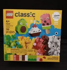 LEGO Classic Creative Food Friends Pretend Play Building Toy Set Child Dorm Fun
