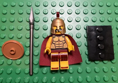 Lego Series 2 Spartan Warrior Minifigure Collectible 8684