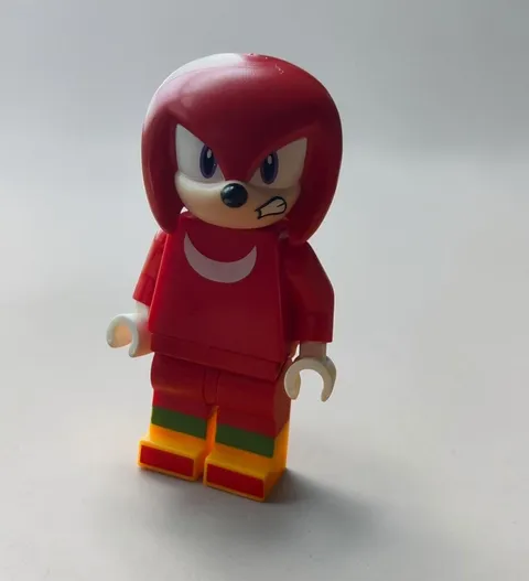 LEGO MINIFIGURE SONIC THE HEDGEHOG KNUCKLES - SCOWL SON021