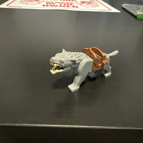 LEGO Gray Warg Brown  Nose The Hobbit Lord of the Rings 
