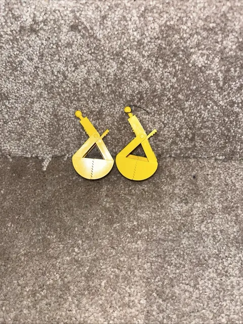 Pair of Lego 75172 Yellow Replacement Add-on Piece Part Crane Bucket