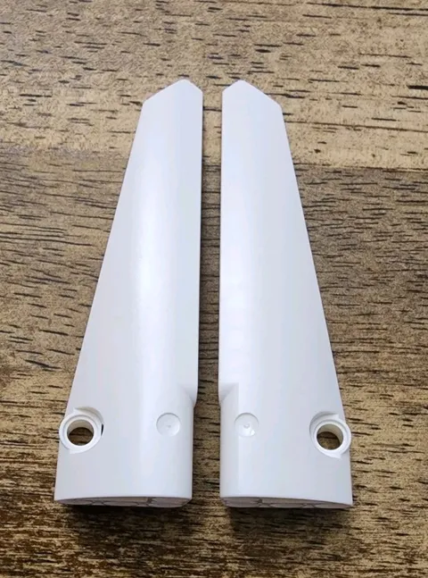 LEGO White Technic, Panel Fairing #5 And #6  Long Smooth. 64681, 64393.