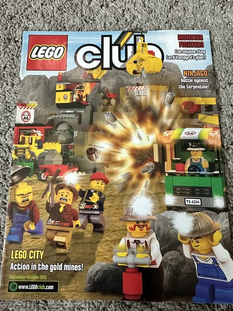 Lego Club Magazine September-October 2012 - Lego City, Ninjago, Monster Fighters