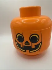 LEGO Pumpkin Storage Head
