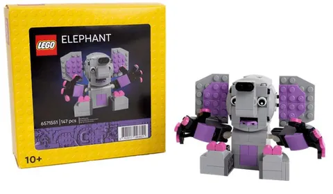 Official LEGO Elephant Pencil Holder GWP Brand New SEALED