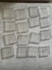 Lego  Panel 1 x 6 x 5. Clear. Lot Of 16.
