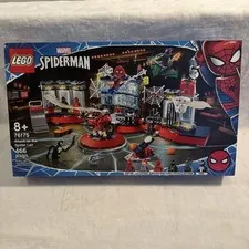 76175 ATTACK ON THE SPIDER LAIR lego NEW legos set man VENOM iron ultimate armor