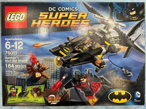LEGO 76011 Batman Man-Bat Attack 184pcs Nightwing DC Super Heroes New Sealed