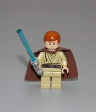 LEGO Star Wars Obi Wan Kenobi cape lightsaber Jedi minifigure 9499