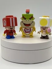Lot of LEGO Super Mario figures characters Bowser JR. Red & Yellow Toad