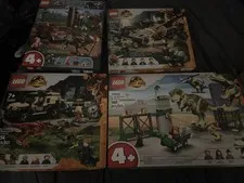LEGO Jurassic World 4 Set BUNDLE (76939, 76950, 76944, 76951)