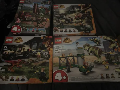 LEGO Jurassic World 4 Set BUNDLE (76939, 76950, 76944, 76951)