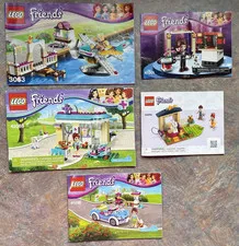 Lot of 5 Lego Friends instruction Manual Only 41696 41001 41091 41085 3063