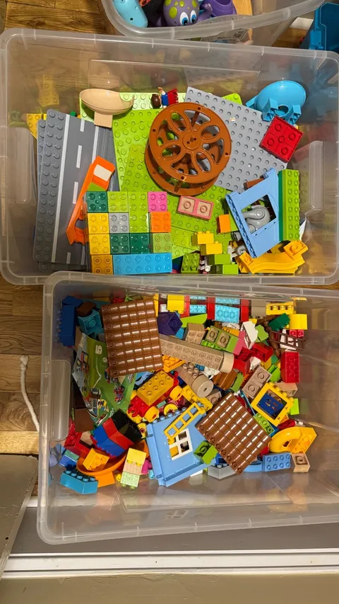 Huge Lot Lego Duplo and compatible  12 lbs. Mixed Block/ Vehicles / Figures
