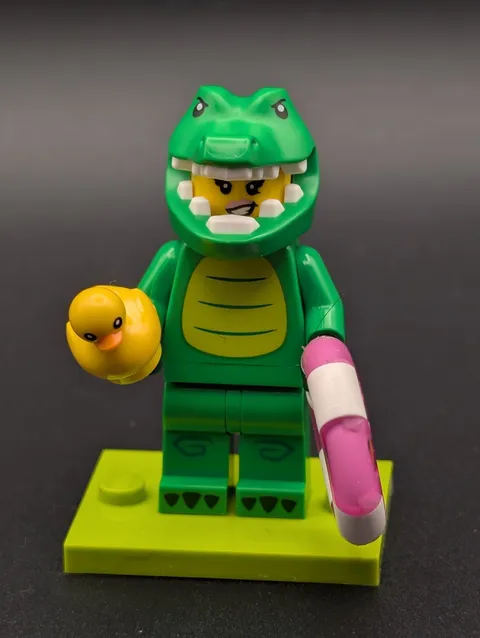 LEGO Minifigure 71051 Animal Series 28 Crocodile Suit CMF NIB