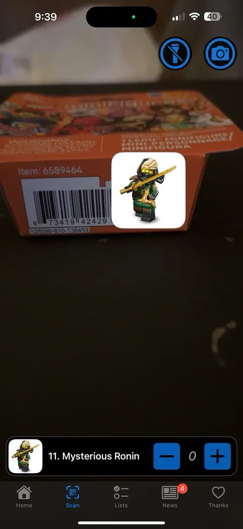 LEGO Minifigures Series 29 Ronin Minifigure 71052 Blister Pack