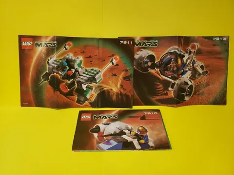 LEGO Life on Mars 7310 7311 7312 - Instruction Guide MANUALS ONLY  - Lot of 3