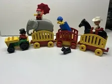 Vintage Lego Duplo Circus Caravan Clown 2652 - Cannon Works 100% Complete 1988
