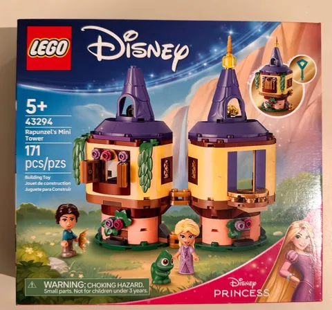 NIB Disney Princess Rapunzel's Mini Tower 43294 Building Kit Toy 171 pieces 5+