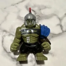 LEGO Hulk Giant Big Fig, Black Pants and Helmet sh0413 76088 Thor Ragnarok