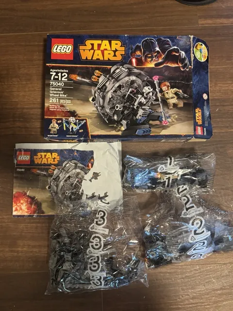 LEGO Star Wars 75040 General Grievous' Wheel Bike  Box - no General Grievous