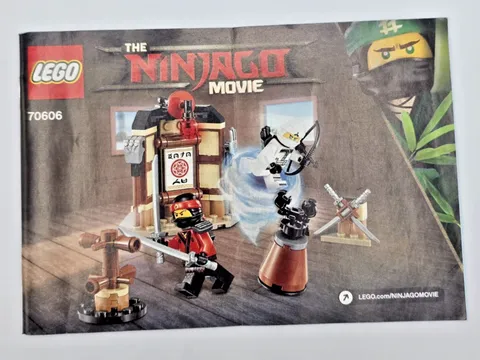 Lego The Ninjago Movie 70606 Spinjitzu Training Instruction Book Only 2017
