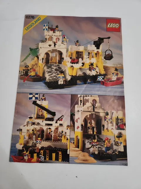 LEGO 6276 Instruction MANUAL ONLY Eldorado Fortress 1989