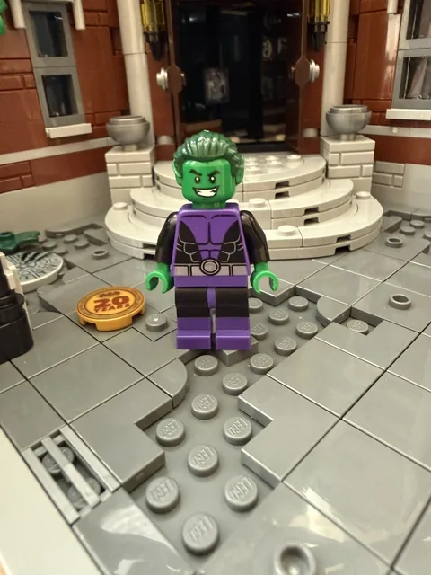 LEGO DC Beast Boy Minifigure sh198 - Jokerland 76035 Teen Titans -  100% LEGO
