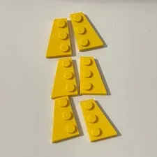 Lego 43722 43723 Yellow Replacement Add-on Pieces Parts Lot of 6