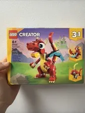 LEGO Creator 3 In 1 Red Dragon 31145 Building Kit New Sealed