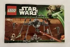 LEGO Star Wars 75016 Homing Spider Droid Manual ONLY