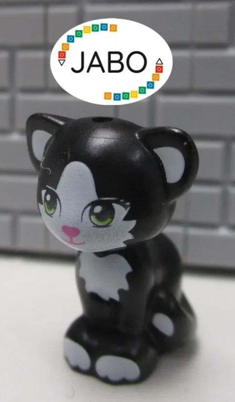 (O 15 / 7 / 10) Lego Animal 11602pb01 Cat Lucifer