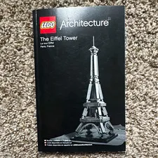 LEGO Architecture The Eiffel Tower 10181 Illustrated Instruction Manual Booklet