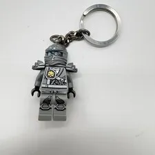 Lego Titanium Zane Keychain Rare Ninjago Ninja 851352 Tournament Of Elements