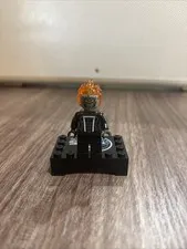 LEGO Marvel Ghost Rider Johnny Blaze Minifigure w/ Flame Head – Authentic