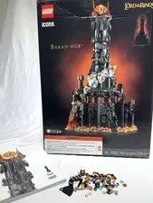 Lego Icons Barad Dur Lord of the Rings BOX Instruction Book And Random Pieces