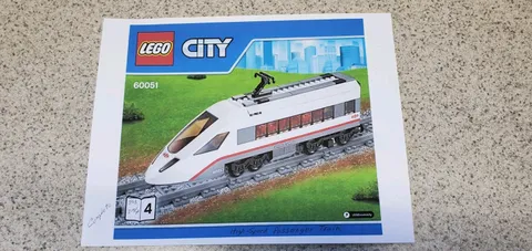 LEGO RC Train: High-speed Passenger Train 60051 (2014) Rare extra track 7499