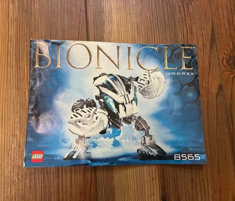 LEGO BIONICLE 8565 Kohrak Instruction Booklet Manual Only Original 🔥FAST SHIP🔥