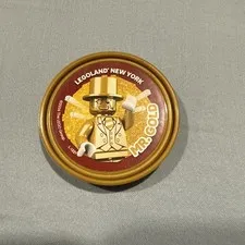 2026 Rare Mr Gold Pop Badge LegoLand New York New