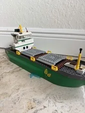 LEGO City HARBOR #4645 Container Ship Boat PARTS REPAIR INCOMPLETE