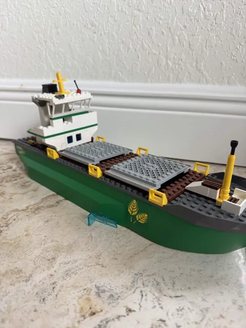 LEGO City HARBOR #4645 Container Ship Boat PARTS REPAIR INCOMPLETE