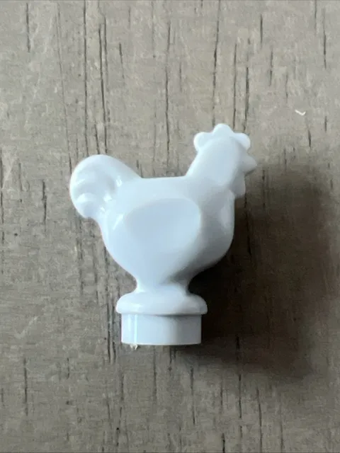 LEGO 95342 Light Bluish Gray Chicken, Narrow Base