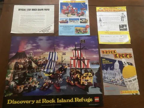 Discovery at Rock Island Refuge RARE Poster Exclusive 2 Lego Builders Club +MORE