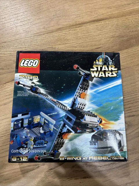 LEGO Star Wars B-Wing 7180 338 Pieces Complete Set…. Factory Sealed Box