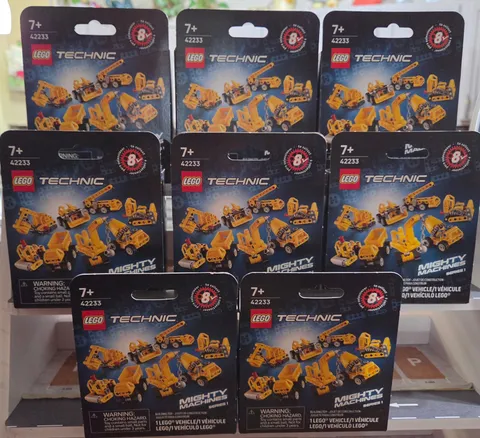 LEGO 42233 TECHNIC Mighty Machines Series 1 - Complete Set of 8 (IN STOCK)