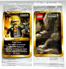 Lego 3347 Rock Raiders #1 CHIEF Minifig Display Card