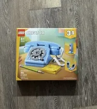 LEGO Creator Retro Telephone 31174 Rotary Flip Phone 3-in-1 Set NEW SEALED READ